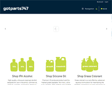 Tablet Screenshot of gotparts747.com